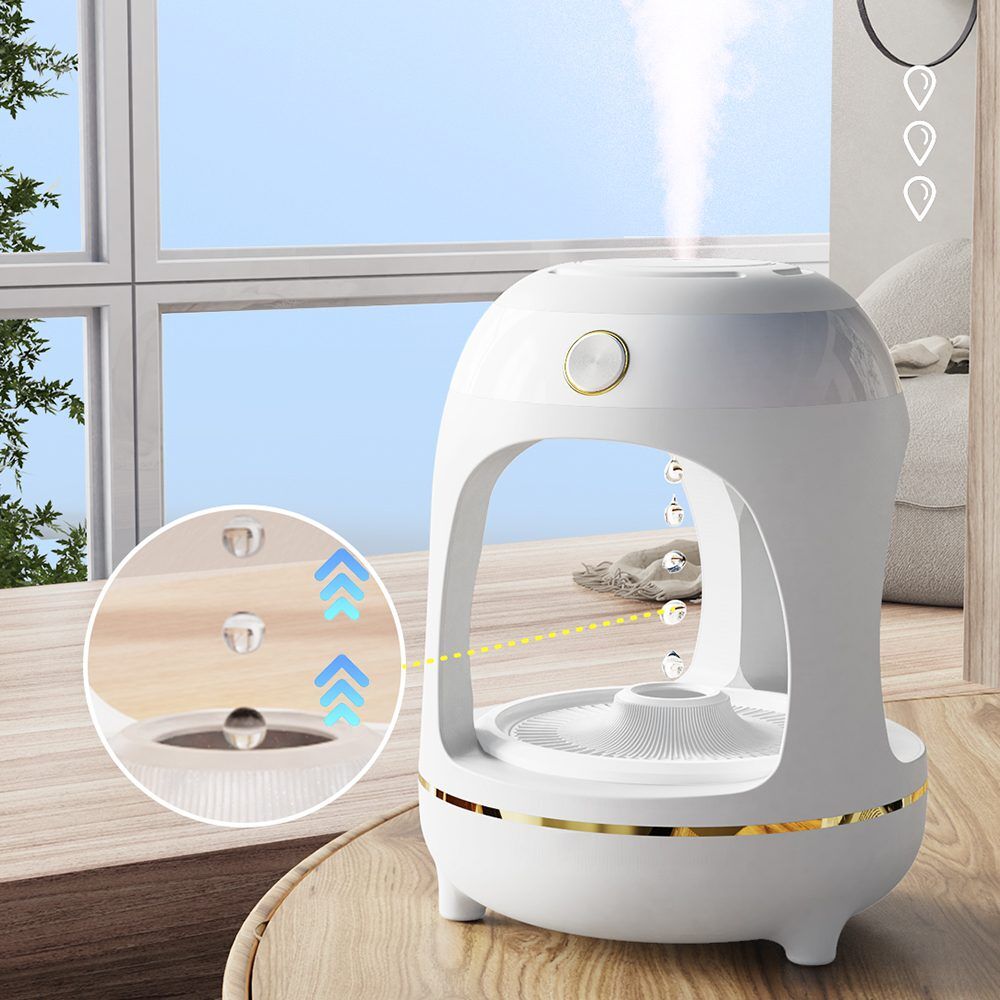 Anti-gravity Air Humidifier Water Drop Aromatherapy Humidifiers; Anti- in  2023